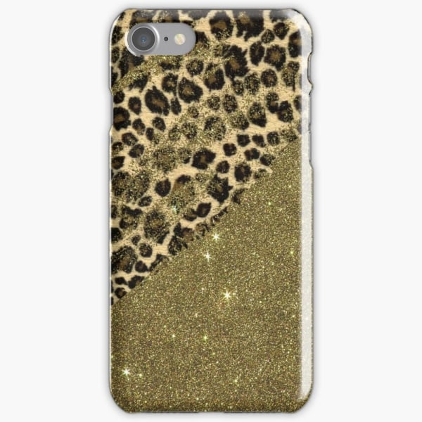 Skal till iPhone 6 Plus - Leopard Glitter