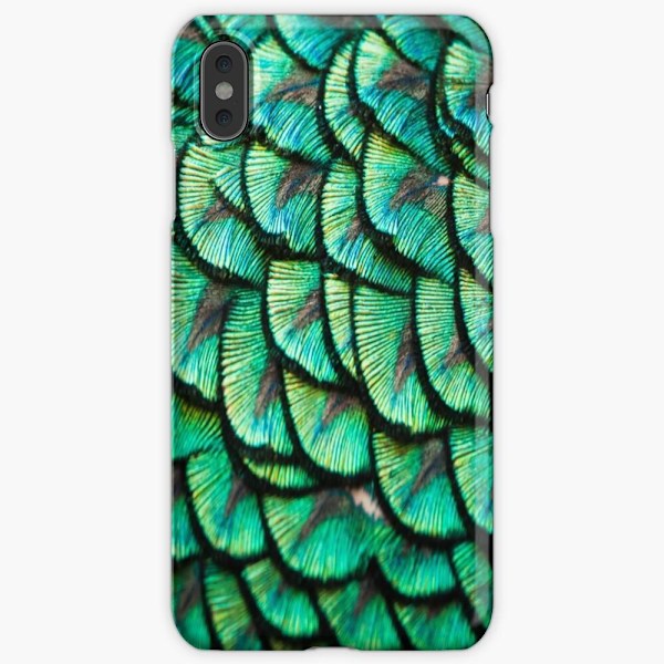 Skal till iPhone Xs Max - Glowing Peacock