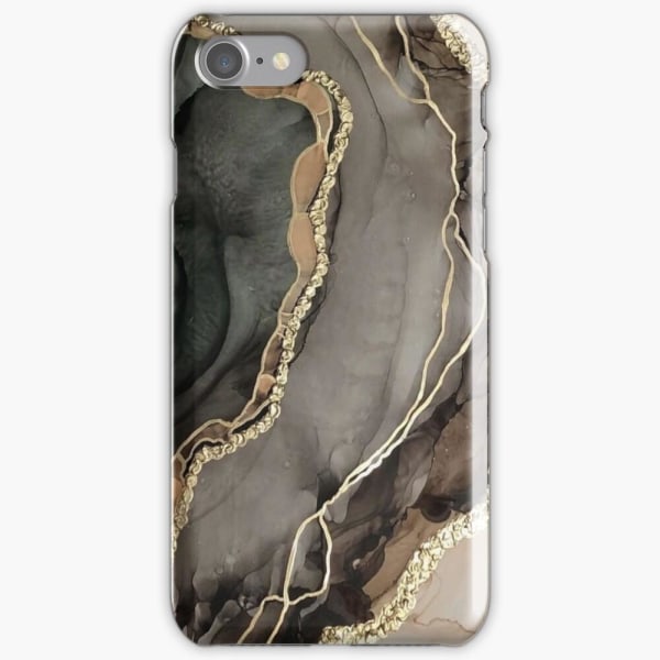Skal till iPhone 7 Plus - Gold marble