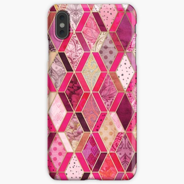 Skal till iPhone Xr - Wild Pink & Pretty Diamond