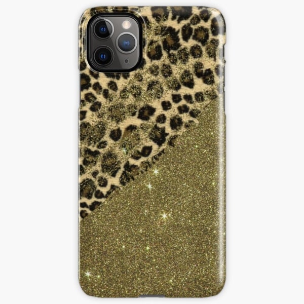 Skal till iPhone 12 Mini - Leopard Glitter