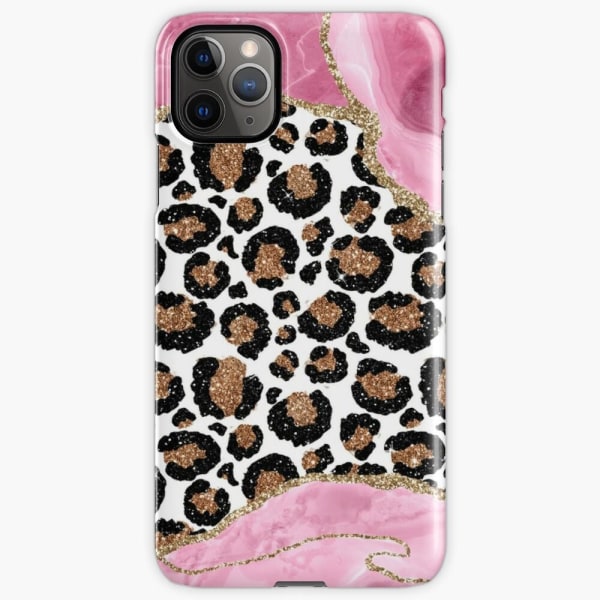 Skal till iPhone 12 - Leopard Pink