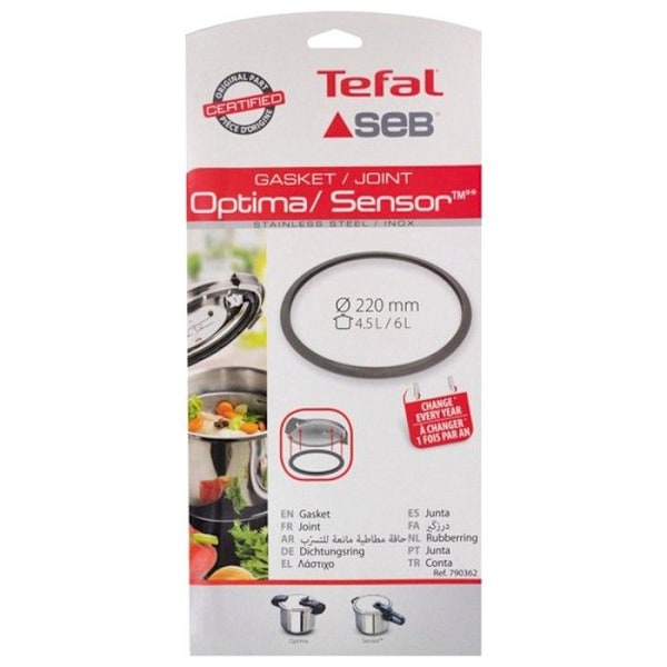 Gemensam sensor/optima 4,5l/6l inox 790362 - tryckkokare Rostfritt stål