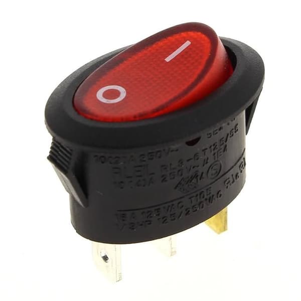 Afbryder 3 ben rød 4071371738 - Kaffemaskine Electrolux - Afbrydere og switch