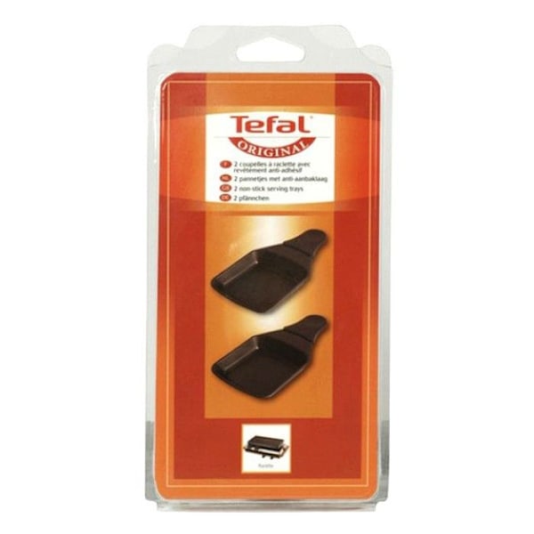 Poelon fyrkantig med 2 non-stick, xa400202 - spackel Flerfärgad