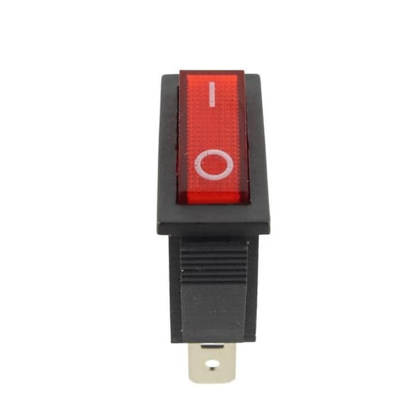 Strömbrytare 3 stift röd - Tefal ångcentral - Strömbrytare och switchar