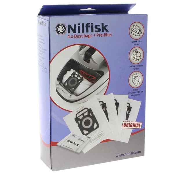 Støvsugerposer 4 stk - Nilfisk Støvsuger - Poser