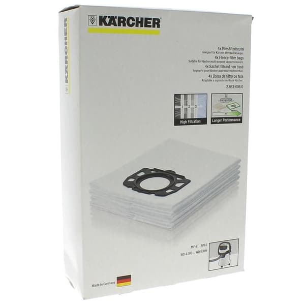 Imupussit 4 kpl, 2.863-006.0 - Karcher-imuri - Pussit