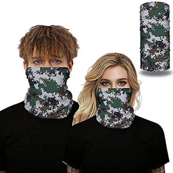 Set med 3 nackskydd, ansiktshalsband, huvudbonad, bandana, tub, man, kvinna, balaclava, stjärnhals, sport, motorcykel, cykelskydd, vintage, billig present