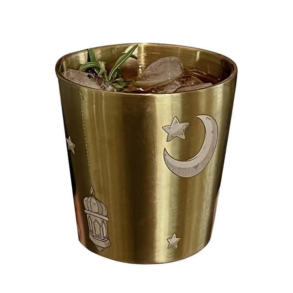 Isolerad arabisk mugg - med unik design - för presenter