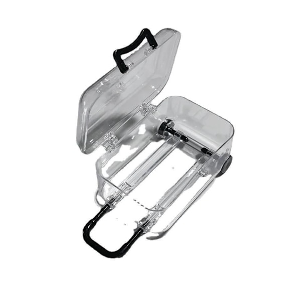 Mini Trolley Smykkeskrin, Transparent, 2 stk