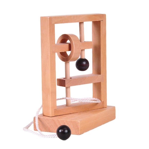 Skrivebord 3d Tre Tau Loop Puslespill Iq Mind String Hjernetrim Spill Læring Utdanning Puslespill Leker For Voksne Barn Gave