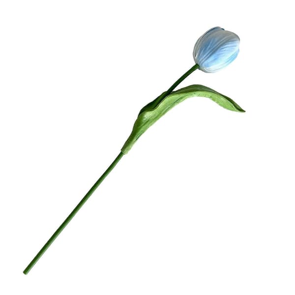 Kunstig Tulipanblomst 13 Blue 1pc
