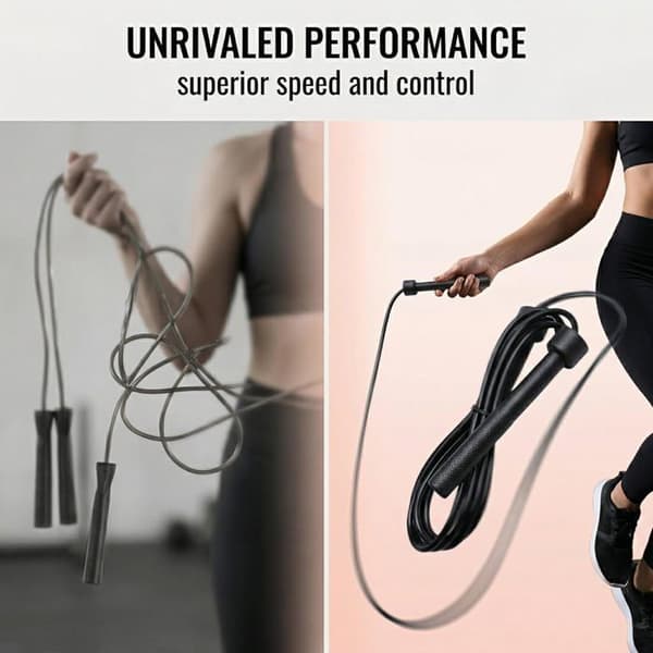 1 Sport Speed Rope 2,8 m Svart