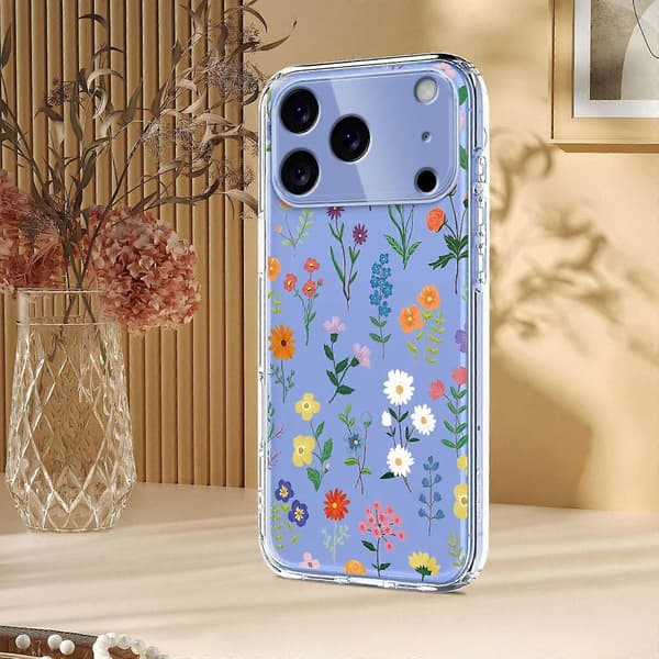 Målat TPU-skal för iPhone 17 Pro Daisy