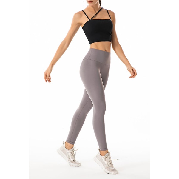 Kvinnors Yoga Tank Top Sport BH Tunn Axelband Sling Top Fitness BH