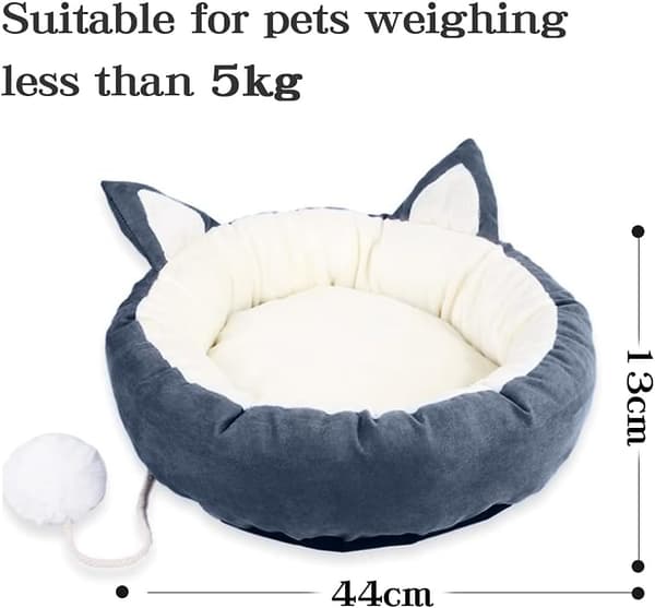 Kattbädd Lugnande Kattsäng Grå