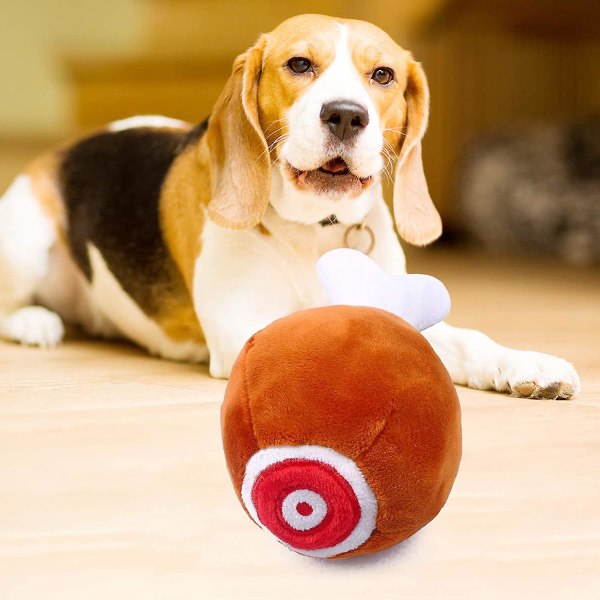 Valp Hund Kycklingben Plysch Pip Leksak Interaktiv Husdjur Leksaker Present Brun En Storlek