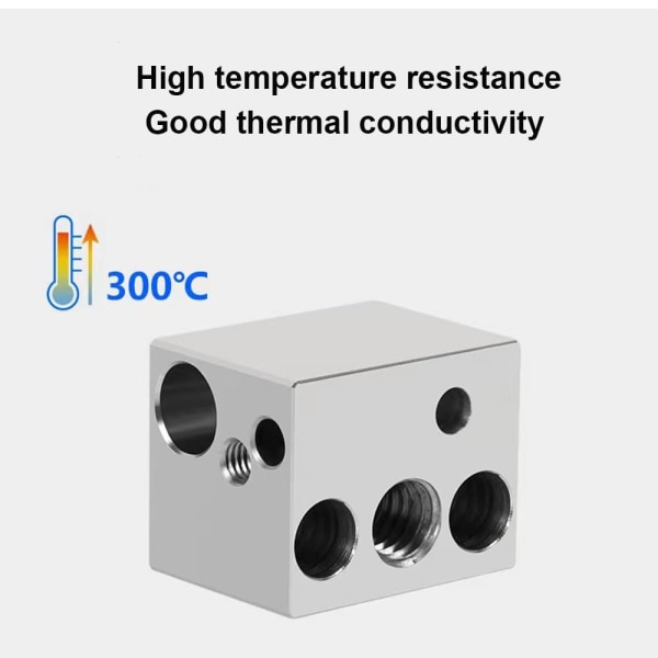 Hotend til Elegoo Neptune 4 Hot End Kit til Neptune 4 Pro Print Hoved Opvarmningsblok Højtemperatur Opvarmningspatron Termistor til 3D-printer Tilbehør Hotend Hotend