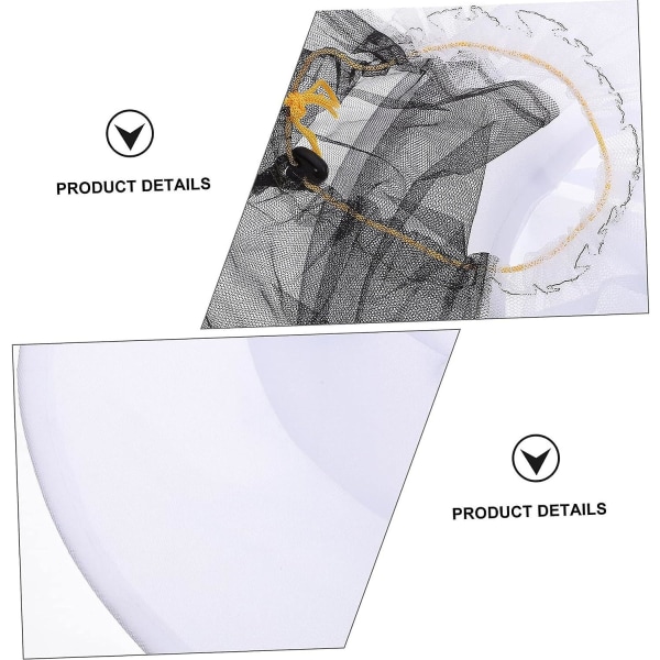 2 kappaletta Mehiläishoitajan Hattu Mehiläislaitteet Verho Valkoinen Mehiläishattu Mehiläishoito Kasvoverkko Hattu Kasvoverkko Verho Hattu
