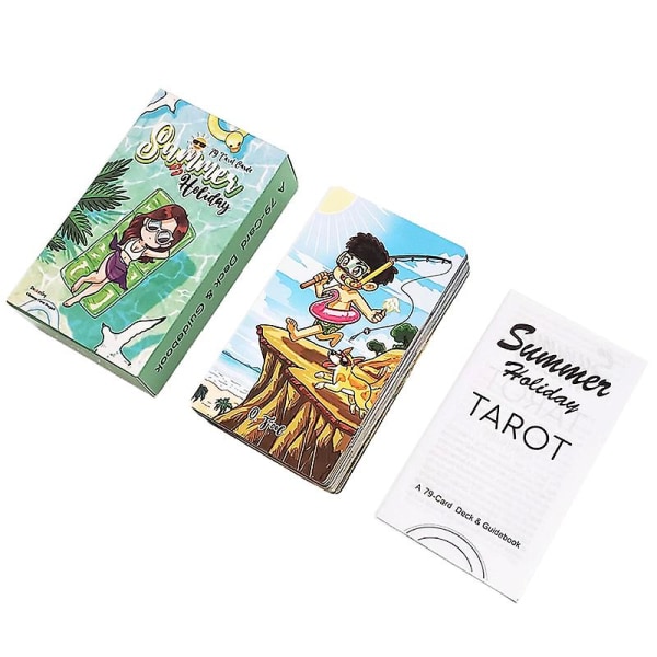 12*7cm Sommerferie Tarotkort Familiefest Brætspil Spådom W/manual .x