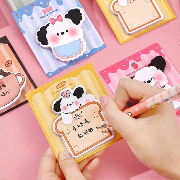 Bærbar N-gangs klæbepude – Ingen gennemblødning – til påmindelse og planlægning C