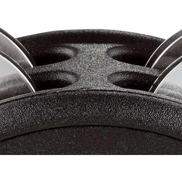 Percussion CFJS2S-BK Jalkatambouriini teräshelistimillä ja MDF (Medium Density Fibreboard) -kehyksellä, musta Black