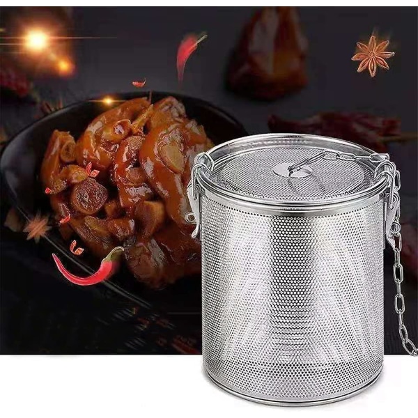 Teinfuser i rustfrit stål, te-filter til krydderier
