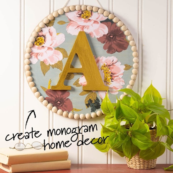 Obehandlad bokstav i trä, 8\" träyta perfekt för DIY-konst- och hantverksprojekt, 63582, 8 tum C 8 inch