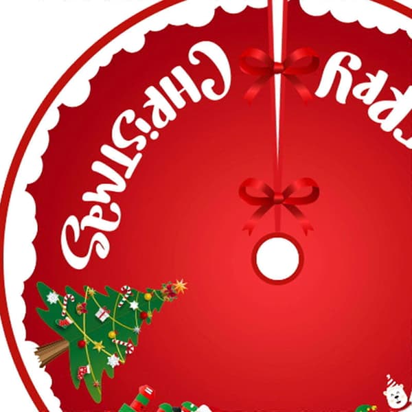 Julgransmatta Basöverdrag Julgransmatta Diameter 90cm Varm Ju Style B