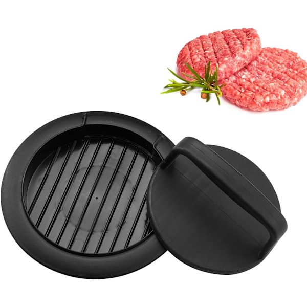 Burgerpress Patty Maker, Rund Non-Stick Fylld Hamburgerpress Tillbehör Krossad Hamburgerpress Patty Burger Kött Korv Nötkött Maker Form Kit