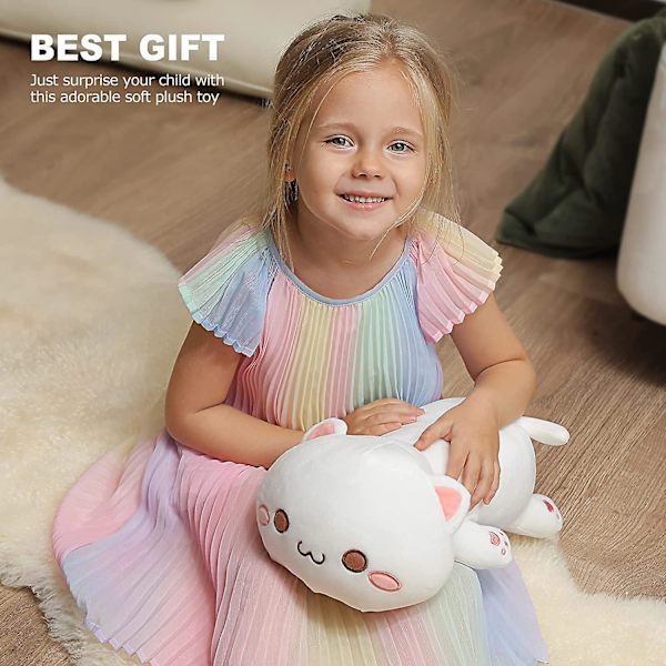 Plushdjur, Söta Kattplyschkudde, Fylld Djurplyschleksaker, Kawaii Plush Kattkudde, Kattunge Mjuk Leksak, Gosig Leksak, 40cm