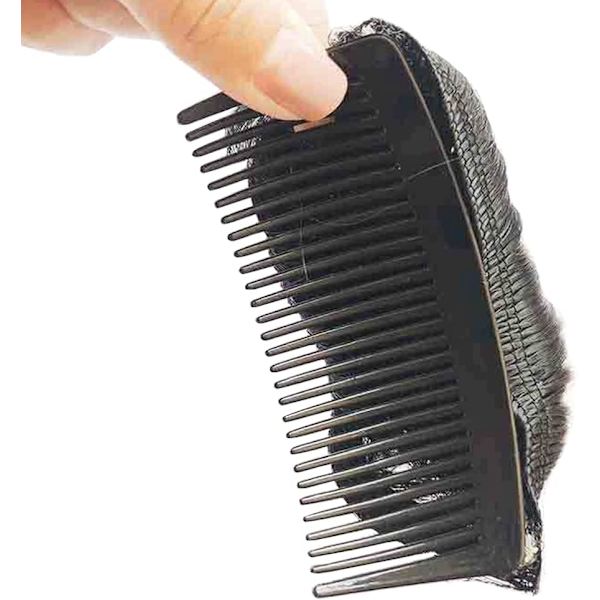 Bump Up Kamklemme Bun Hår Bump It Up Volum Hårbase Hårdekor Kam Halv Ball Hode Spole Bikube Fluffy Bump It Up Insert Do Bikube Hår Sty Dark Brown 1 count (Pack of 1)