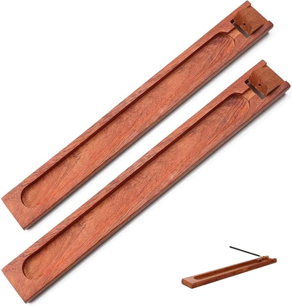 2 stk. røgelsesholder, førsteklasses røgelsesholder med justerbar vinkel, klassisk røgelsesbrænder, røgelse