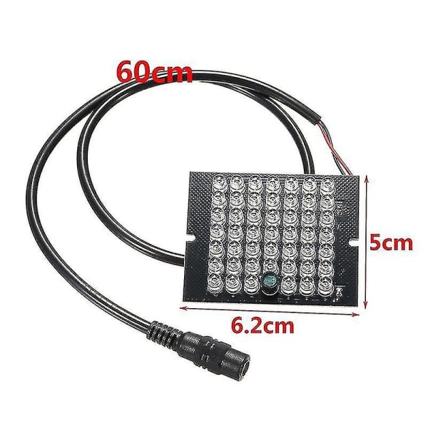 Dc 12v 48led Ir 940nm Yökuvaus Infrapuna Valonheitin CCTV Kotivalvontakamera