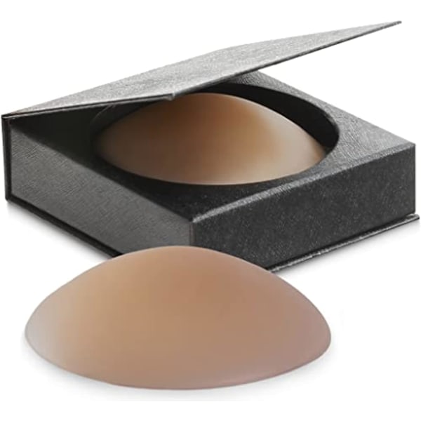 Brystvortedeksel - Klebende silikonbrystvorteplaster - Gjenbrukbare brystvortedeksel for kvinner med reiseetui Coco Small (Fits AC Cups)
