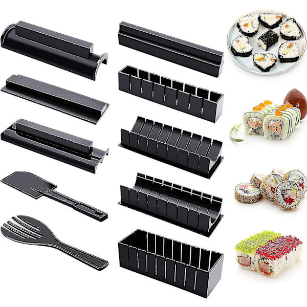 Sushi Ma Kit för nybörjare 10 delar Sushi Maker Verktyg