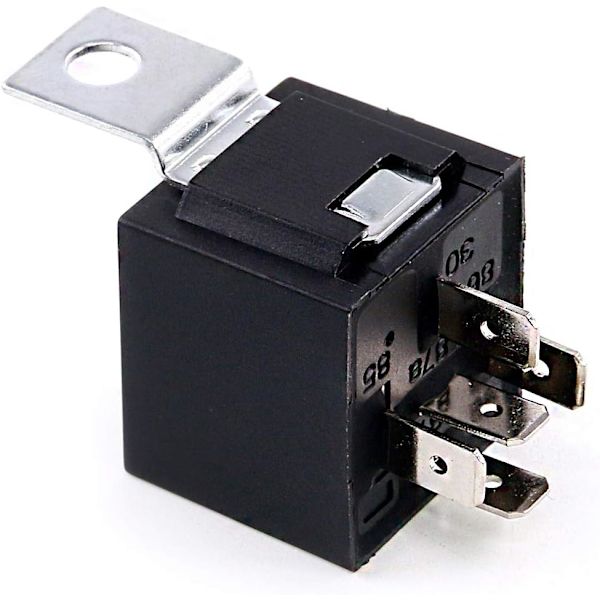 10 st 12V 30/40 Amp 5-stifts SPDT elektriska reläer kit perfekt för bilinstallationer, billjudsystem och säkerhetssystem
