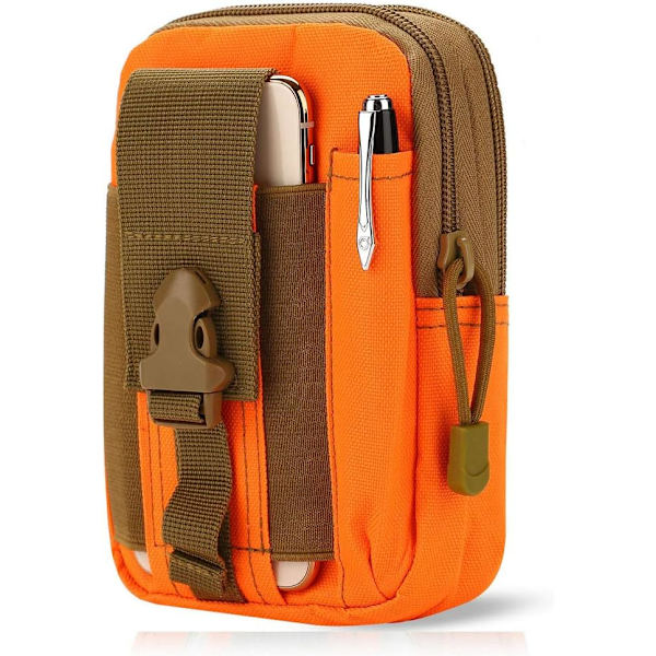 Taktisk Molle-väska, kompakt verktygsbältesväska Militär Armé EDC-väska Midjeväska Fanny Packs för sport Vandring Camping