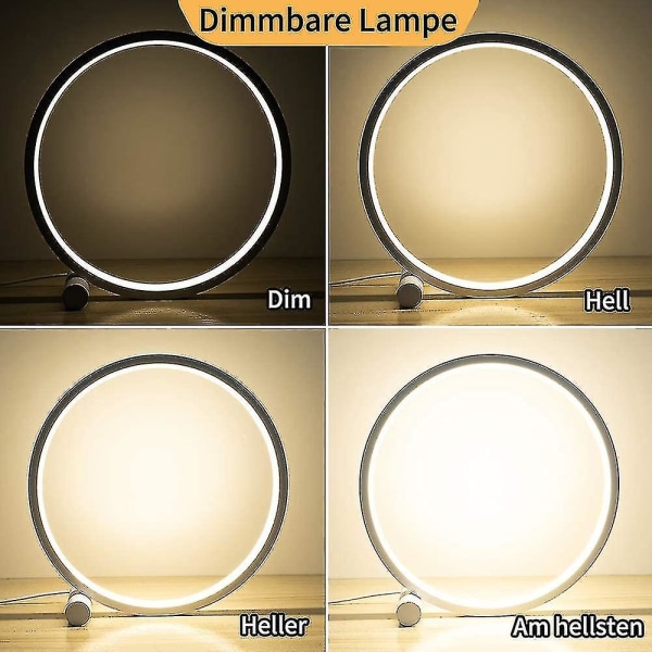 Dimbar bordlampe skrivebordslampe nattbordslampe bordlampe leselampe