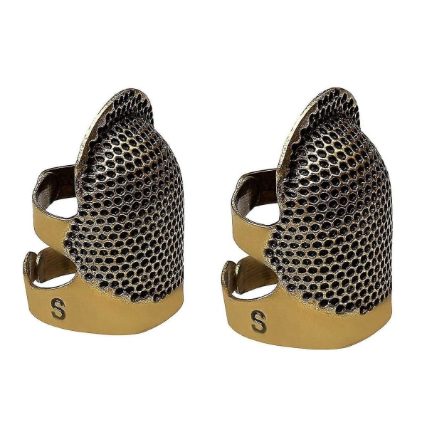 2 st sytimbles, retro sytågskydd finger protector sköld fingertopp tärning x