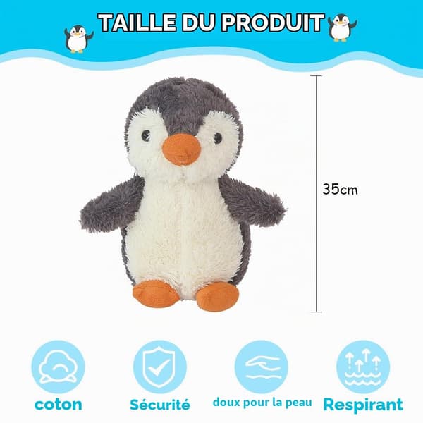 Pingviini-pehmolelu, 35 cm täytetty pingviini, eläinpehmolelut