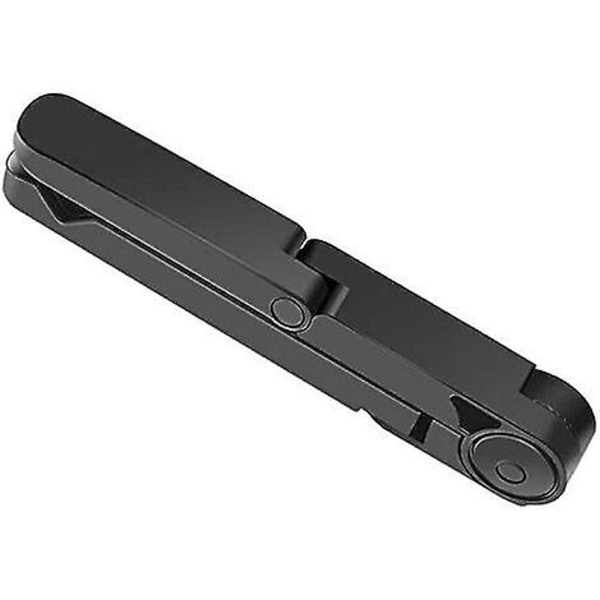Multivinklet justerbar sort universel bærbar foldbar plaststativ bordstativ til enhver anden 7-10 tommer tablet-pc (sort)