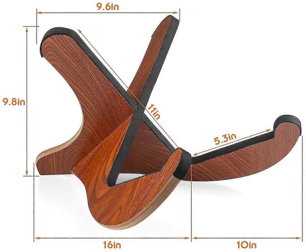 Gitarrväggfäste, Gitarrhängare i metall - 2-pack, Gitarrfäste med skydd style2