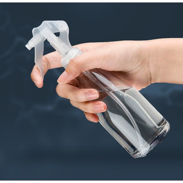 Sprayflaskor, 2-pack, 200 ml, Vattensprayflaskor, Växtdimma, Transparenta, Tomma, Plastsprayflaskor för Trädgårdsskötsel, Rengöring, Luftfräschning