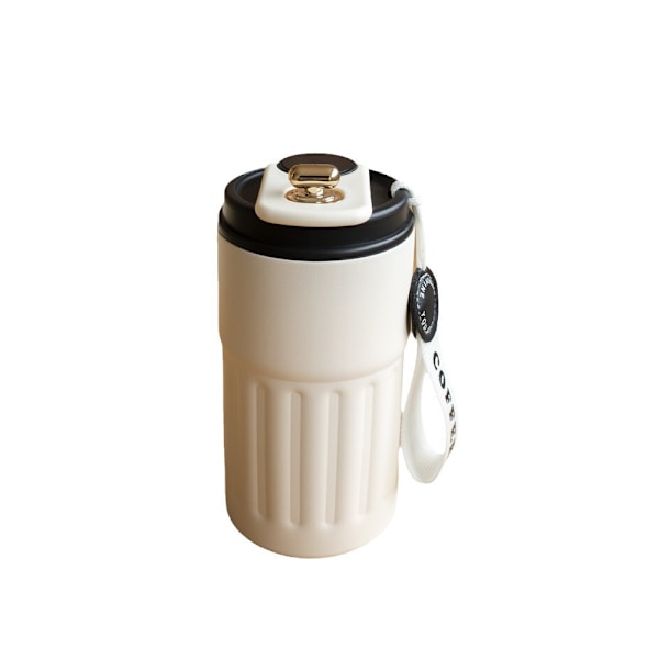 Kaffekopp Resemugg, 316 Rostfritt Stål Vakuumisolerad Kopp, LED Touch Screen Termometer, Smart Kopp Förseglad Flaska 410ml (Svart) black