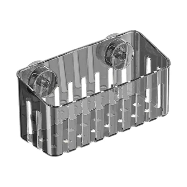 Diskbänksorganisatör med stark sugkopp - Rostfri och vattentät - för borste rectangular