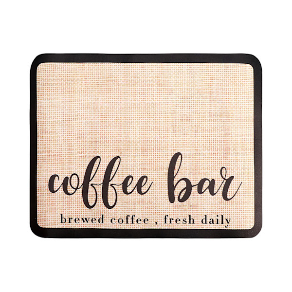Vattenabsorberande maskin döljer fläckar kaffematta bartillbehör snabb torkning
