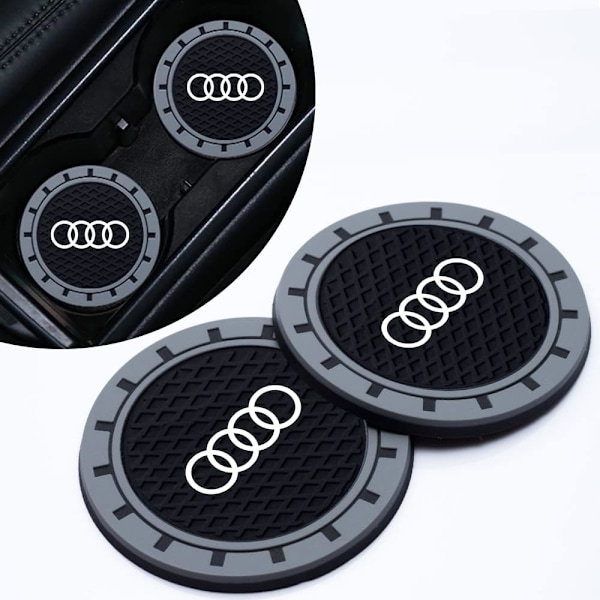 Audi-auton kuppialunen, juomatelinealunen Audi A1 A3 RS3 A4 A5 A6 A7 RS7 A8 Q3 Q5 Q7 R8 -autoihin, liukumaton automaattikuppitelineen sisäalunen, auto #NAME?