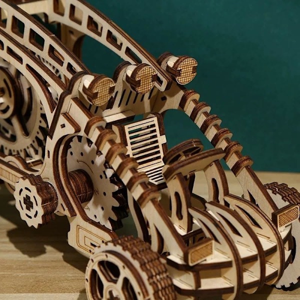 3D Træpuslespil til Voksne, Dune Buggy Træ Mekanisk Model Bilsamlesæt, til Drenge Piger Flot Gave 168 stk.